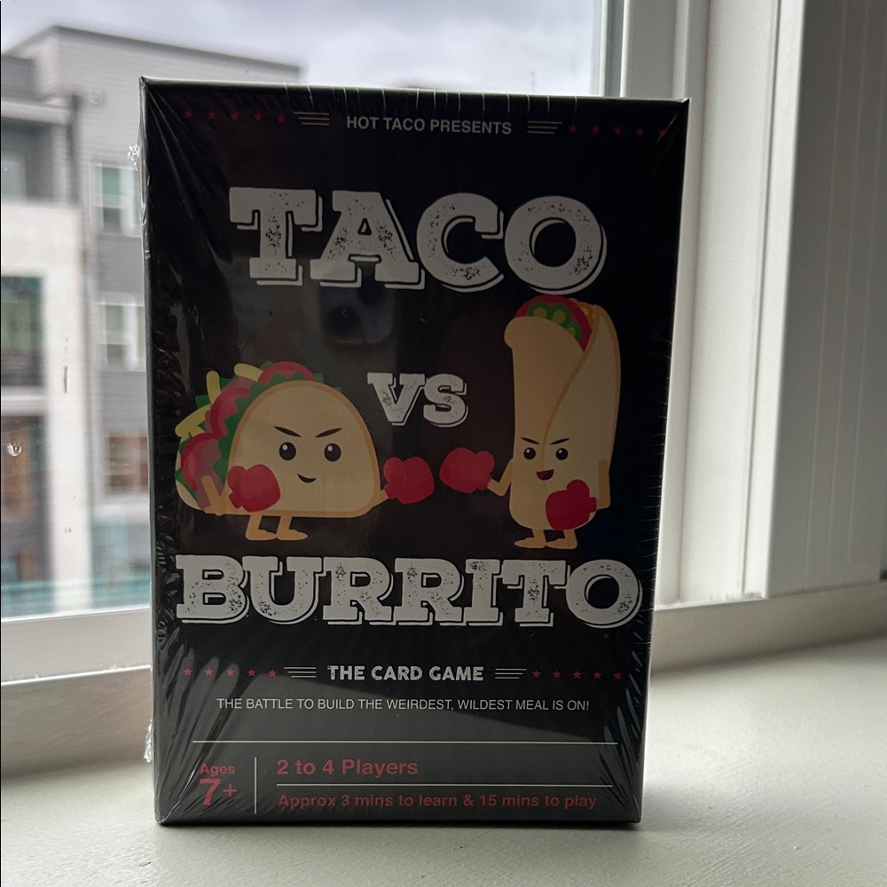 Taco vs Burrito Card Game New in Box